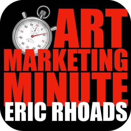 Art marketing minute podcast logo