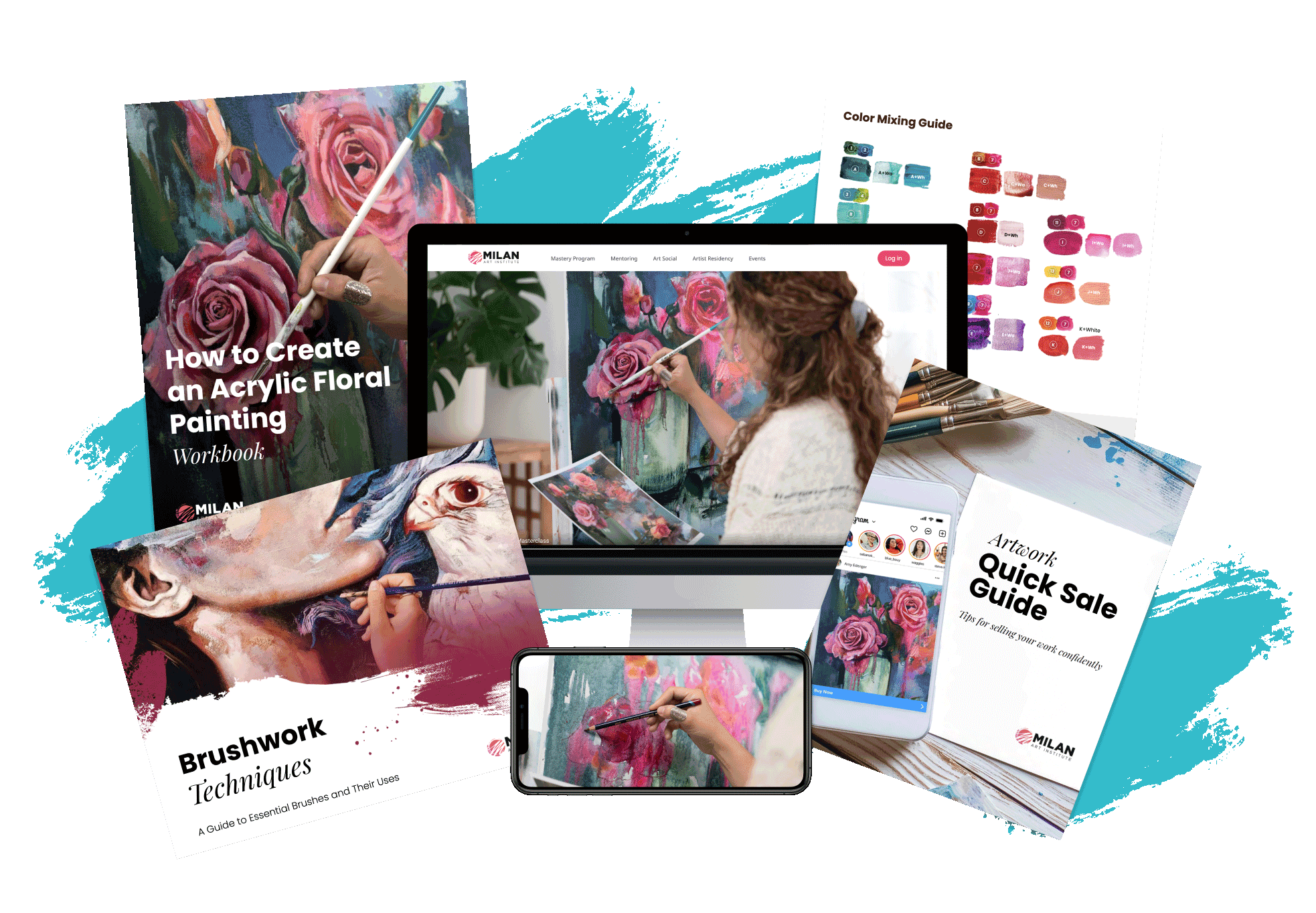 product-REC-MC-How-to-Create-an-Acrylic-Floral-Painting-for-web