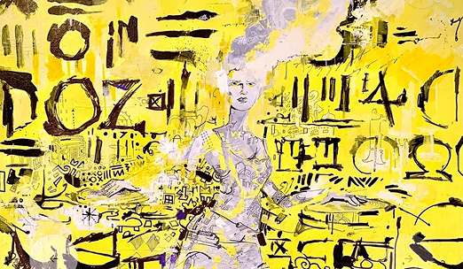 Abstract Mark Making Figure-SOPA