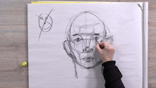 Drawing-a-face-in-proportion