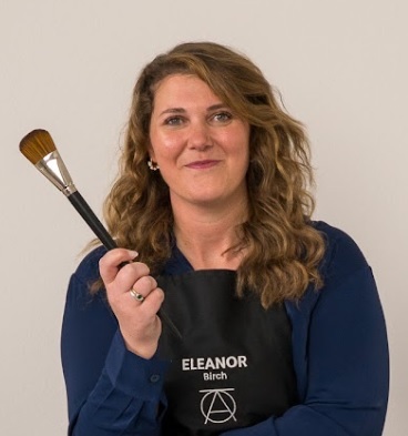 EllieB in black apron 