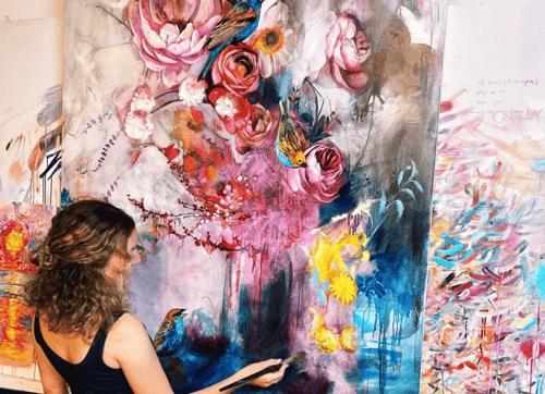 How-to-Create-an-Acrylic-Floral-Painting_What-You-Will-Leaarn_3