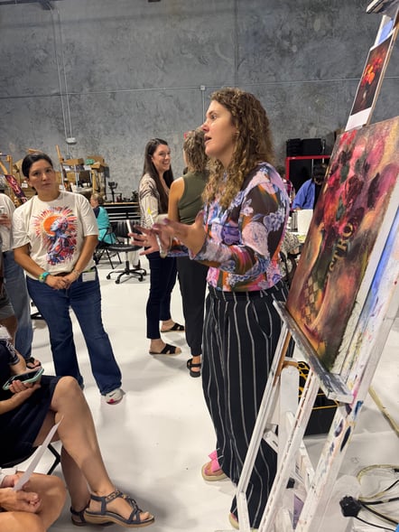 in-person teacher at Milan studios in Sarasota
