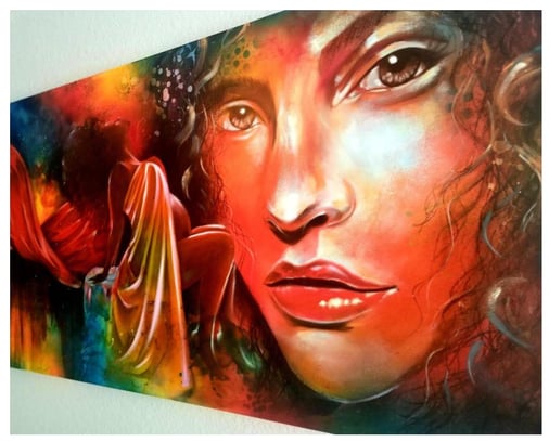 Zybrena Crawford Porter Portrait art