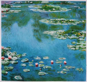 Claude Money Water Lilies painting