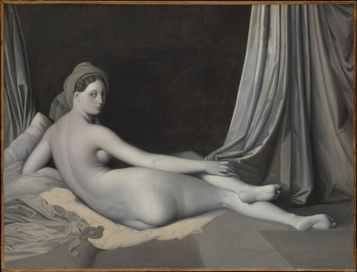 Jean-Auguste-Dominique Ingres–La Grande Odalisque