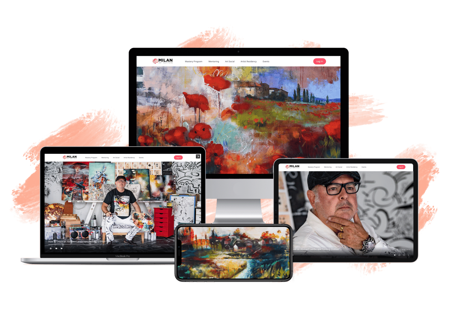 How to Create an Abstract Landscape Painting - Volume 1