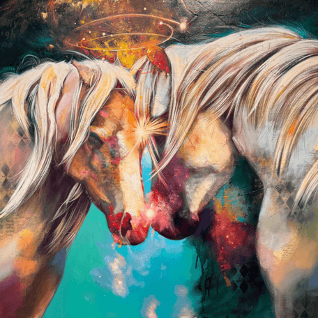 shorby-05.15-Oil-Mixed-Media-horses