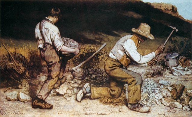 the-stonebreakers Gustave Courbet