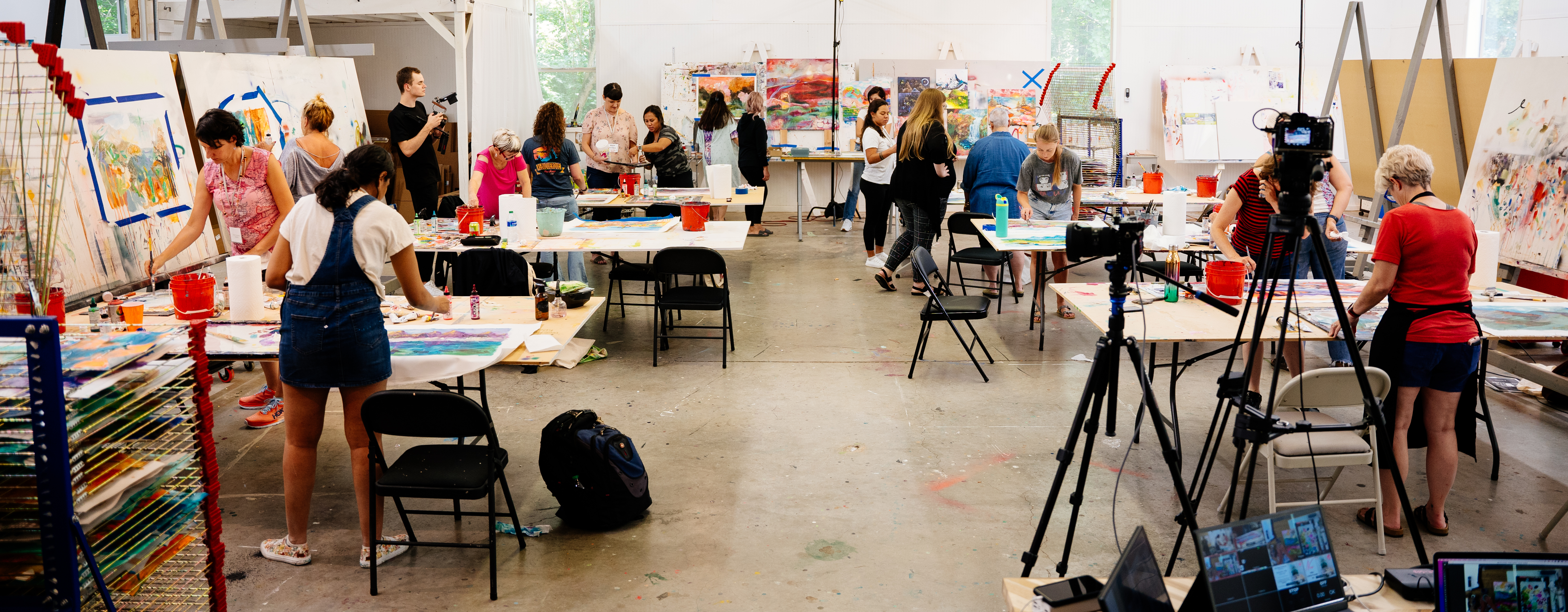 in person art studio class
